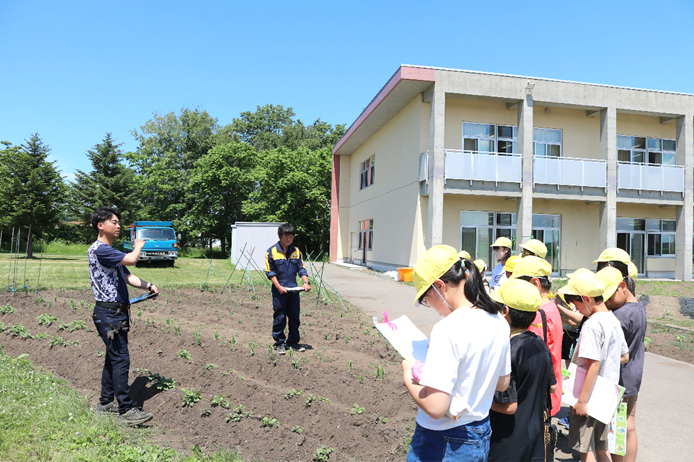 教材園での技術講習